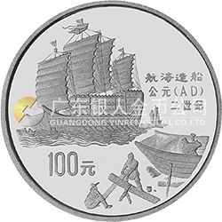 中國古代科技發(fā)明發(fā)現金銀鉑紀念幣（第1組）1盎司圓形鉑質紀念幣