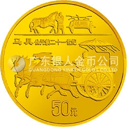 中國(guó)古代科技發(fā)明發(fā)現(xiàn)金銀紀(jì)念幣（第5組）1/2盎司圓形金質(zhì)紀(jì)念幣