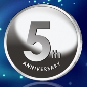 2015年3月制造  香港萬寧集團(tuán)公司千足銀紀(jì)念銀幣訂制