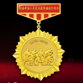 2015年7月制作　紀(jì)念中國人民抗日戰(zhàn)爭勝利70周年紀(jì)念章制作