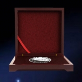 2015年9月定制　廣東省醫(yī)學診斷學術(shù)交流會純銀紀念章定制