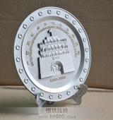 廣州軍區(qū)紀念盤,純錫錫盤,純錫錫牌,錫制獎碟