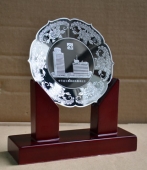 中平能化集團(tuán)銀盤制作,純銀銀盤定做,紀(jì)念銀盤定制