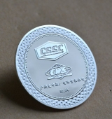 廣州文沖船廠純銀紀念幣定制,純銀紀念章定制