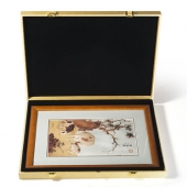 八駿圖純銀畫定制純銀銀畫定做純銀浮雕畫批發(fā)